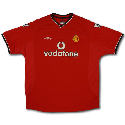 Manchester United 2000-02 heim XL BECKHAM #7 Umbro