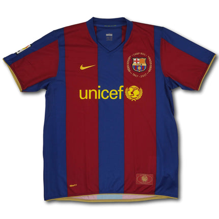 FC Barcelona 2007-08 heim L MESSI  #19 Nike