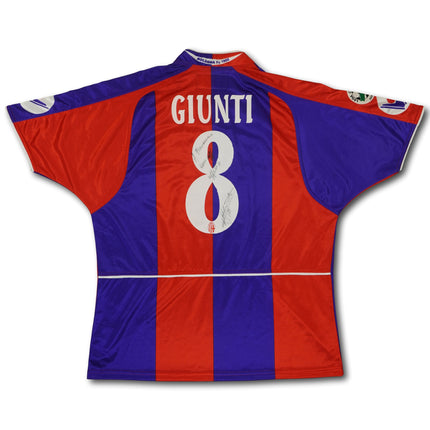 FC Bologna 2004-05 heim XL GIUGNI #8 signiert Macron