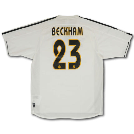 Real Madrid 2003-04 heim M BECKHAM #23 vintage adidas