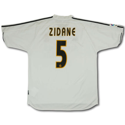 Real Madrid 2003-04 heim XL ZIDANE #5 vintage adidas