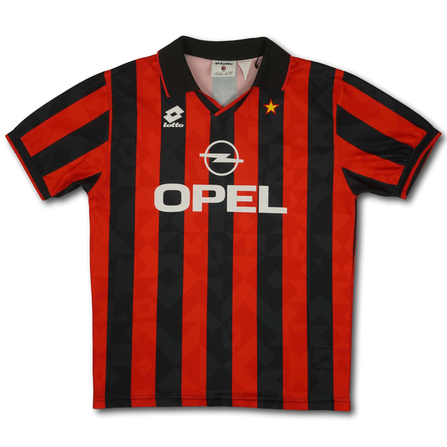 AC Milan 1994-95 heim XL BAGGIO #18 vintage Lotto