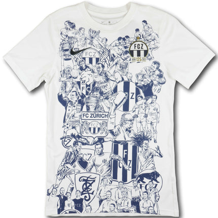 FC Zürich 2021-22 Trikot pre-match Meistersaison & 125 Jahre Jubiläum - 9/10 - [S]