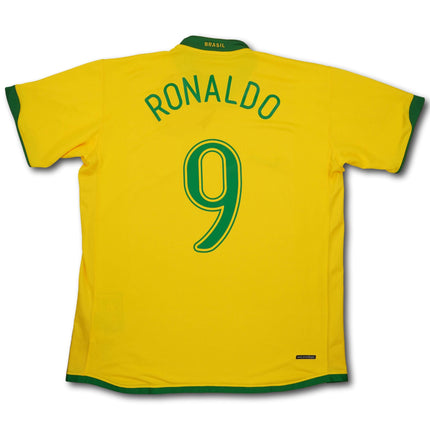 Brasilien 2006 heim XL RONALDO #9 Nike