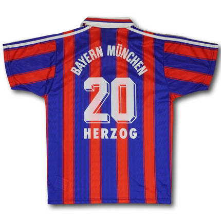 FC Bayern München 1996-97 heim S HERZOG #20 vintage adidas
