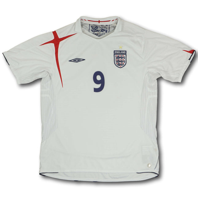 England 2006 heim L ROONEY #9 Umbro