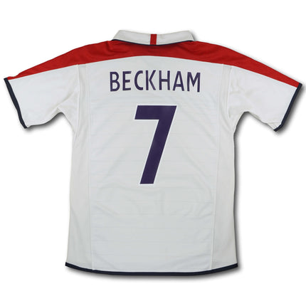 England 2004 Trikot heim Invertible - Beckham #7 - 8/10 - [M]