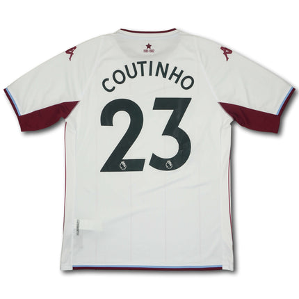 Aston Villa 2021-22 auswärts L COUTINHO #23 Kappa