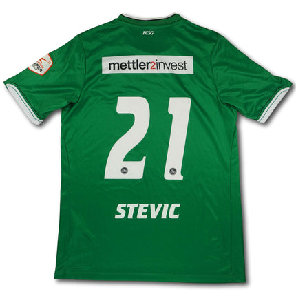 FC St. Gallen 2014-15 Trikot heim Match Prepared mit COA - Stevic #21 - 9/10 - [L]