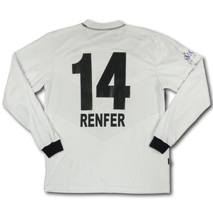 FC Lugano 2009-10 Trikot heim Match Worn mit COA - L/S - Renfer #14 - 6/10 - [XL]
