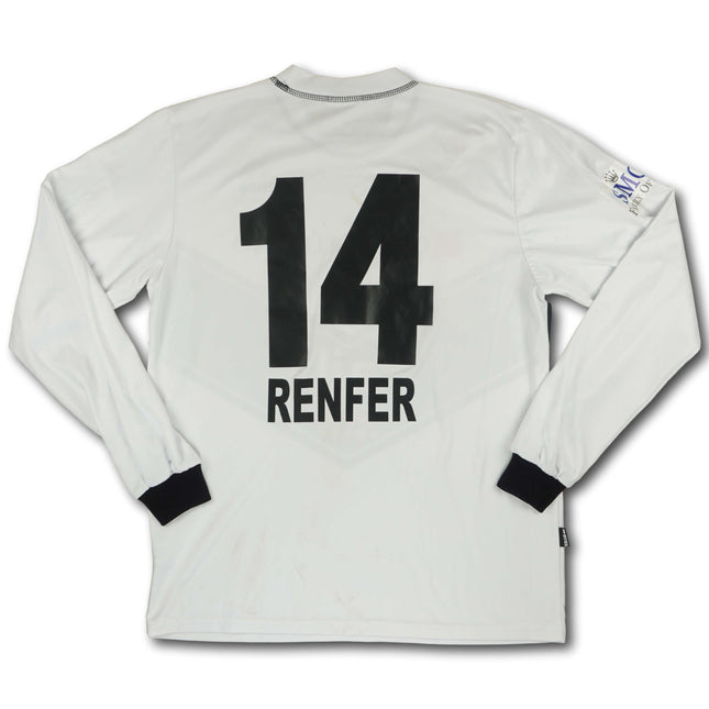 FC Lugano 2009-10 Trikot heim Match Worn mit COA - L/S - Renfer #14 - 6/10 - [XL]