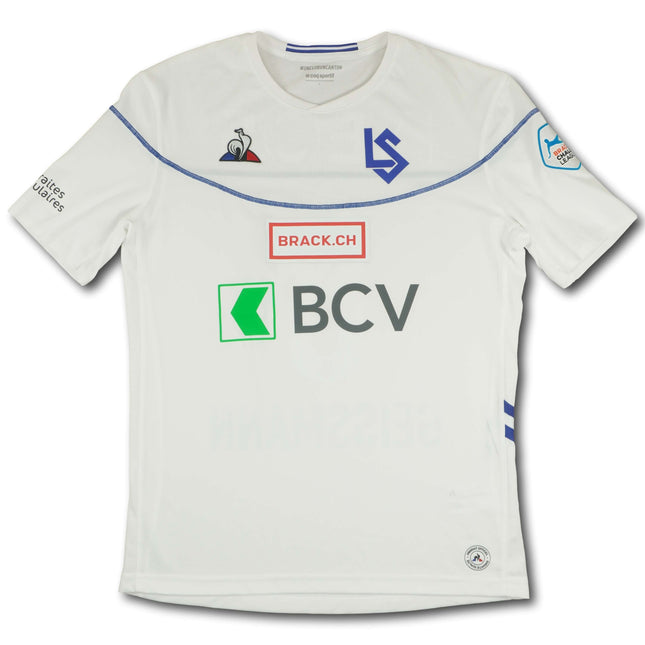 FC Lausanne–Sport 2019-20 Trikot heim Match Prepared mit COA - Geissmann #8 - 9/10 - [L]
