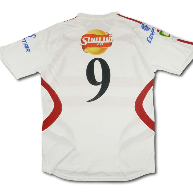 al Zamalek SC 2009-10 Trikot heim Match Prepared mit COA - #9 - 5/10 - [L]