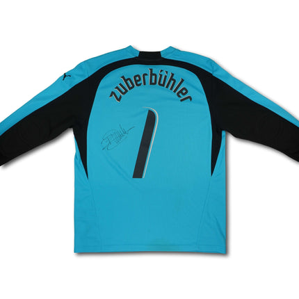 Schweiz 2006 Trikot torhüter signiert - L/S - Zuberbühler #1 - 7/10 - [L]