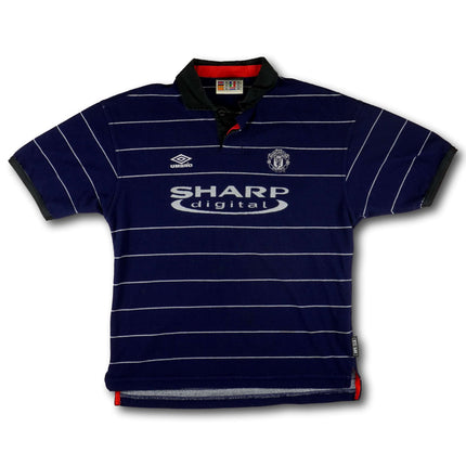 Manchester United 1999-00 Trikot auswärts Meistersaison - 7/10 - [Kids L]