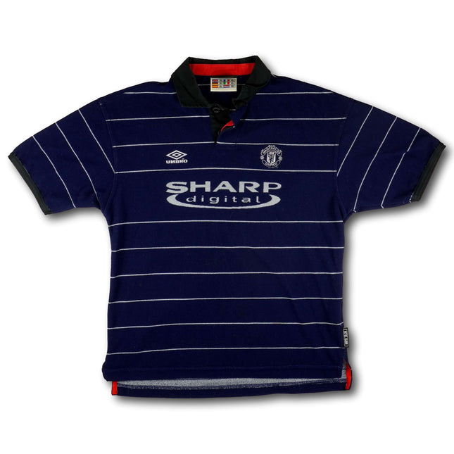 Manchester United 1999-00 Trikot auswärts Meistersaison - 7/10 - [Kids L]