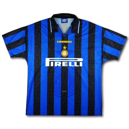 Inter Mailand 1996-97 Trikot heim - ZANETTI #4 - 8/10 - [XL]
