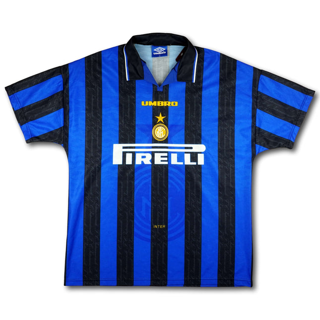Inter Mailand 1996-97 Trikot heim - ZANETTI #4 - 8/10 - [XL]