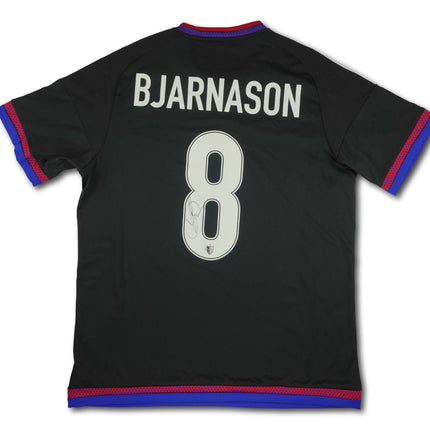 FC Basel 2015-17 Trikot heim signiert - Bjarnason #8 - 7/10 - [L]