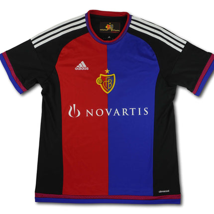 FC Basel 2015-17 Trikot heim signiert - Bjarnason #8 - 7/10 - [L]