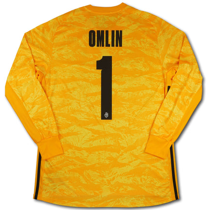 FC Basel 2019-20 Trikot torhüter - L/S - Omlin #1 - 9/10 - [XL]