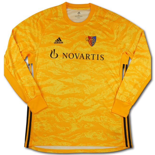 FC Basel 2019-20 Trikot torhüter - L/S - Omlin #1 - 9/10 - [XL]