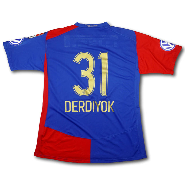 FC Basel 2006-08 Trikot heim Meistersaison (07/08) - DERDIYOK #31 - 5/10 - [XL]