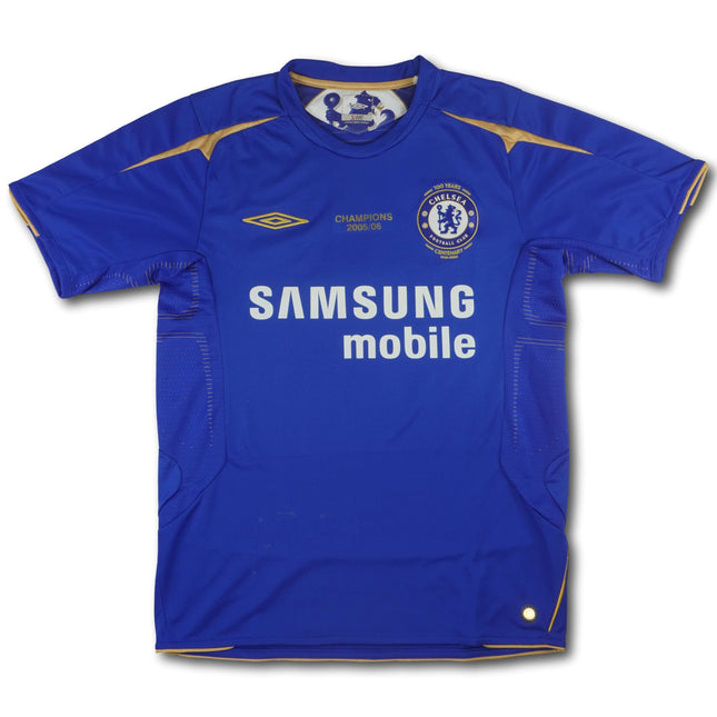 Chelsea FC 2005-06 Trikot heim 100 Jahre Jubiläum & Meistersaison - SHEVCHENKO #7 - 6/10 - [S]