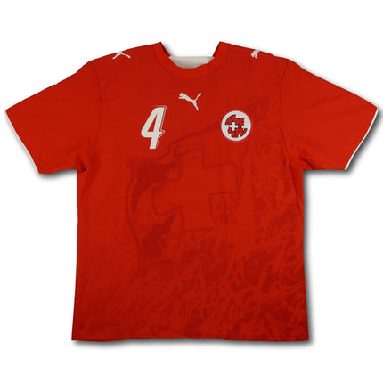 Schweiz 2006 Trikot heim - Senderos #4 - 9/10 - [L]