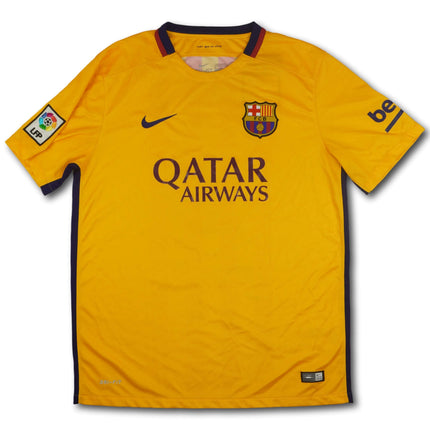 FC Barcelona 2015-16 Trikot auswärts Meistersaison & Cupsieger - MESSI #10 - 9/10 - [L]