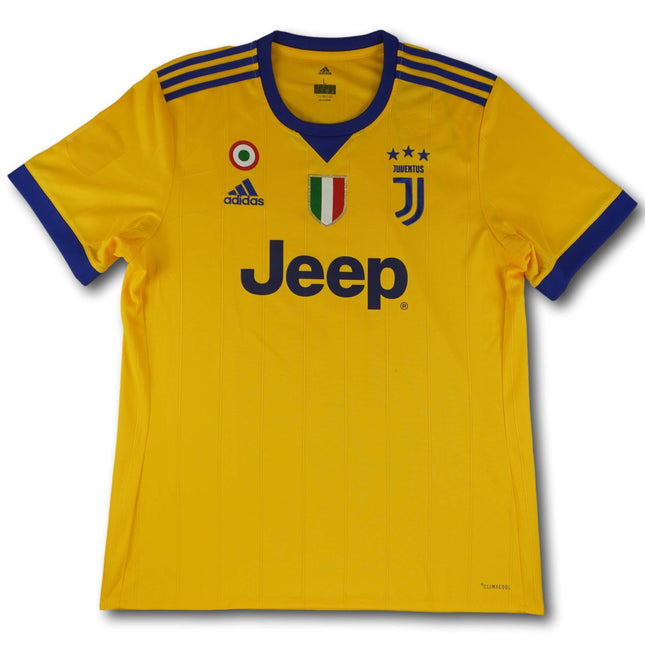 Juventus 2017-18 Trikot auswärts Meistersaison & Cupsieger mit Cup-Patch - De Sciglio #2 - 8/10 - [L]
