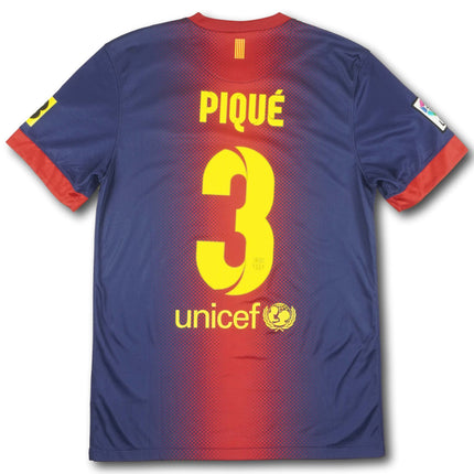 FC Barcelona 2012-13 Trikot heim Meistersaison - Piqué #3 - 9/10 - [S]