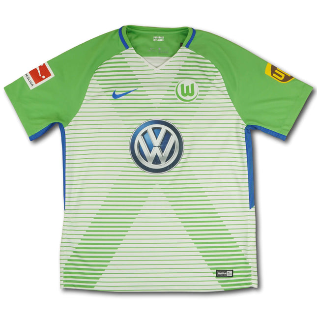 VfL Wolfsburg 2017-18 Trikot heim - MEHMEDI #22 - 7/10 - [L]