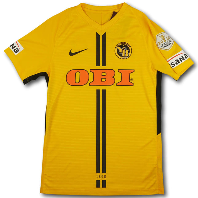 BSC Young Boys 2018-19 Trikot heim Meistersaison mit Meisterpatch - 9/10 - [S]
