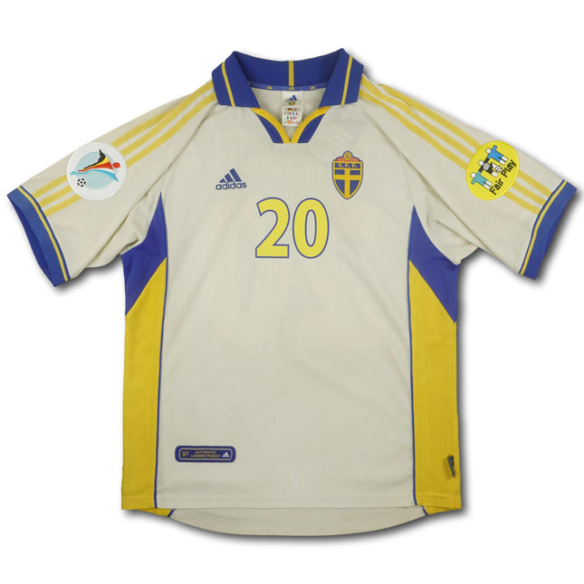 Schweden 2000 Trikot auswärts Euro 2000 - Larsson #20 - 7/10 - [M]