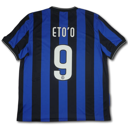Inter Mailand 2009-10 Trikot heim Triplesaison - ETO'O #9 - 8/10 - [XL]