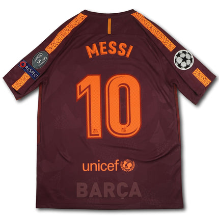 FC Barcelona 2017-18 Trikot drittes Meistersaison - MESSI #10 - 8/10 - [M]
