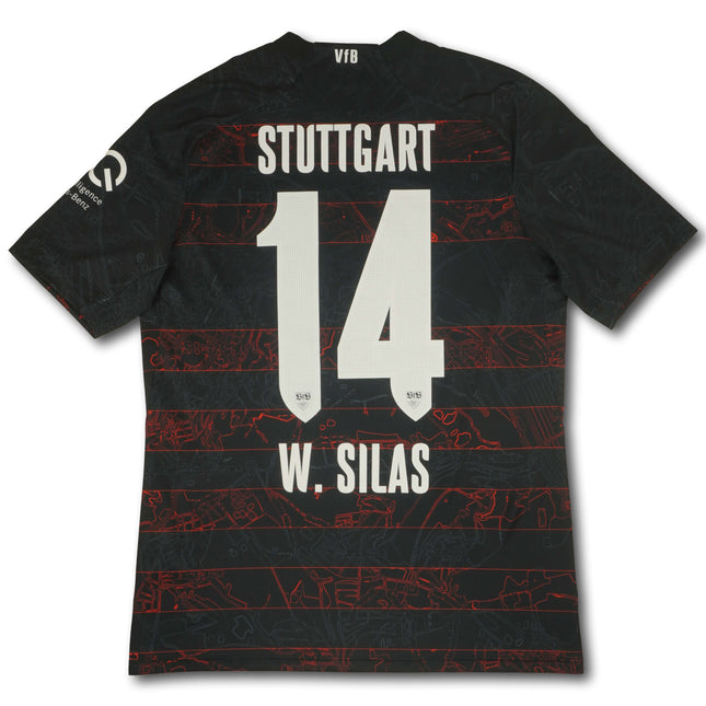 VfB Stuttgart 2020-21 Trikot auswärts - W. SILAS #14 - 9/10 - [S]