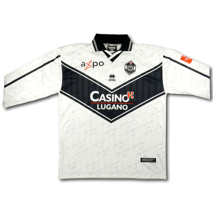 FC Lugano 2001-02 Trikot heim - L/S - PADALINO #25 - 8/10 - [XXL]