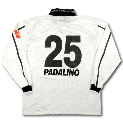 FC Lugano 2001-02 Trikot heim - L/S - PADALINO #25 - 8/10 - [XXL]