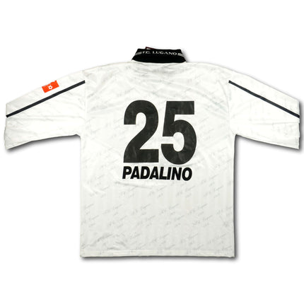 FC Lugano 2001-02 Trikot heim - L/S - PADALINO #25 - 8/10 - [XXL]