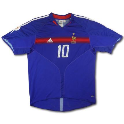 Frankreich 2004 Trikot heim - ZIDANE  #10 - 8/10 - [XL]