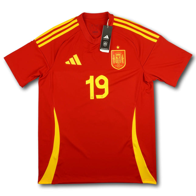 Spanien 2024 Trikot heim EM-Sieger / BNWT - LAMINE YAMAL #19 - 10/10 - [S]