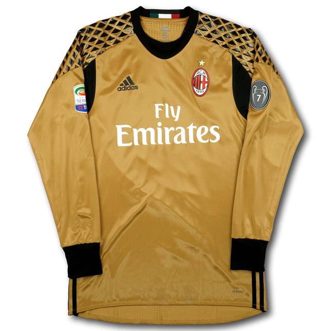 AC Milan 2016-17 Trikot torhüter Player Specs - L/S - DONNARUMMA #99 - 7/10 - [M]