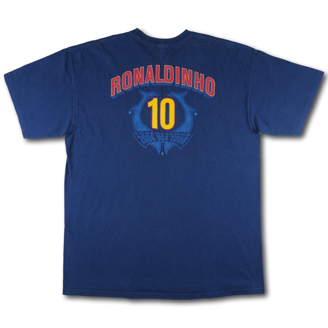 FC Barcelona 2006 T-Shirt fan - RONALDINHO #10 - 7/10 - [L]