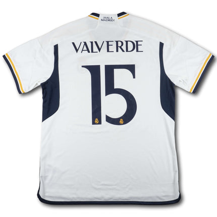 Real Madrid 2023-24 Trikot heim Meistersaison - VALVERDE #15 - 8/10 - [XL]