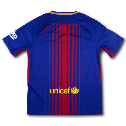 FC Barcelona 2017-18 Trikot heim Meistersaison - 8/10 - [M]