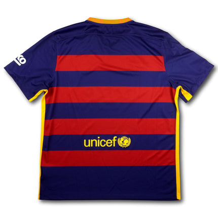FC Barcelona 2015-16 Trikot heim Meistersaison - 6/10 - [XL]