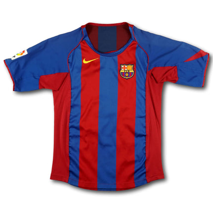 FC Barcelona 2004-05 Trikot heim Meistersaison - Messi #10 - 6/10 - [Kids L]