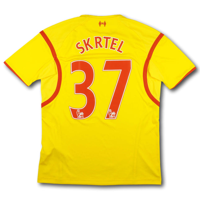 Liverpool FC 2014-15 Trikot auswärts - SKRTEL #37 - 8/10 - [M]
